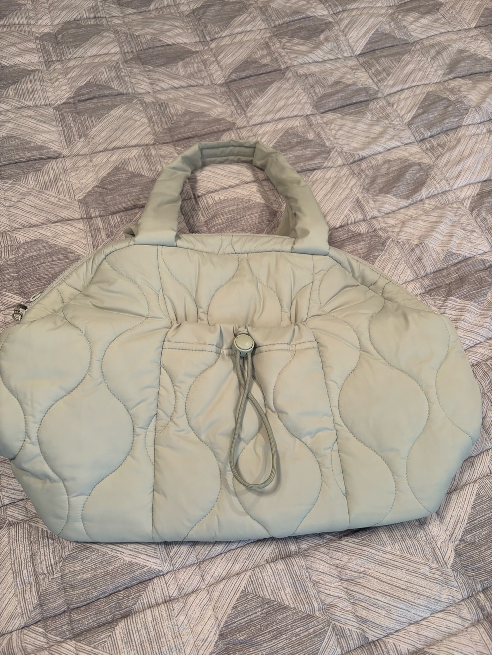 Vera Bradley Featherweight Tote Bag in Cool Mint - Picture 4 of 11